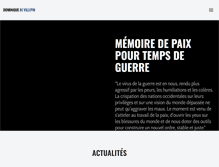 Tablet Screenshot of dominiquedevillepin.fr